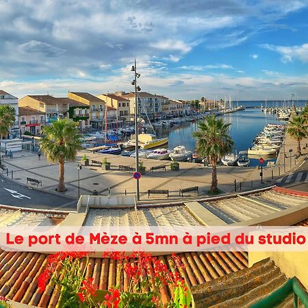 Charmant Studio Climatise A 200M De La Plage Meze Ngoại thất bức ảnh